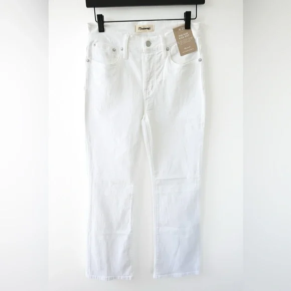 Madewell Mid Rise Kickout Crop NWT - Picture 4 of 10